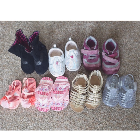 GAP Other - 8 pairs baby girl shoes gap, harper canyon
